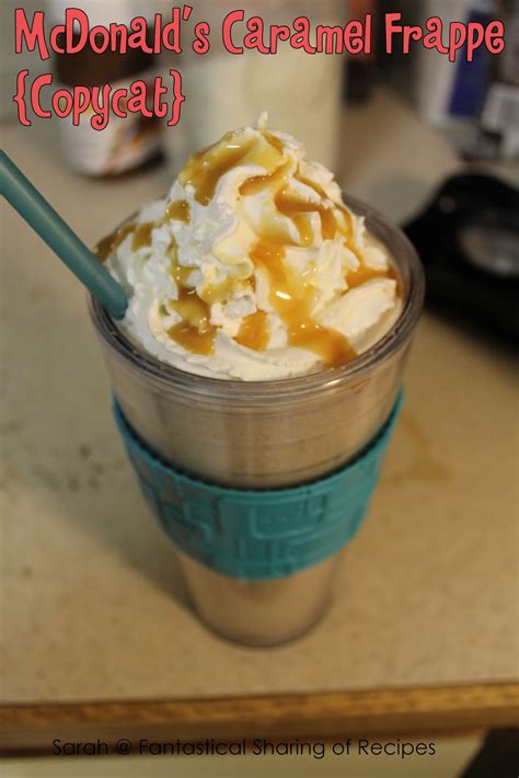 Fantastical Sharing of Recipes: Caramel Frappe {Copycat}