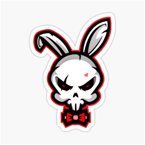 "Bad Bunny Logo" Sticker for Sale by BedBunny | Redbubble