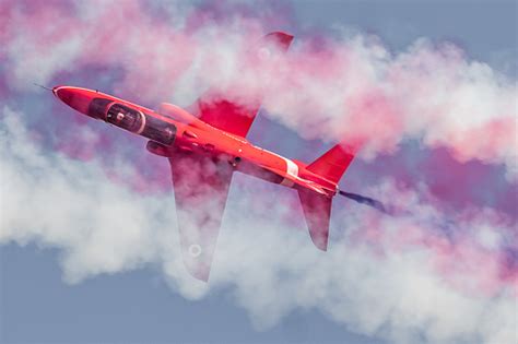 Red Arrows Hawk In Smoke Trail Stock Photo & More Pictures of Air Vehicle - iStock