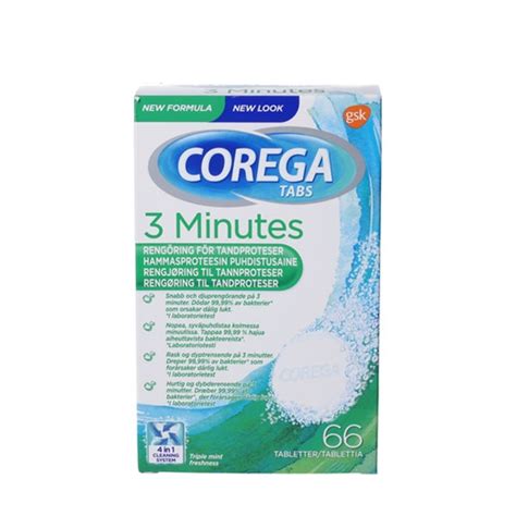 Corega Tabs 3 minutes – Ugleapotek