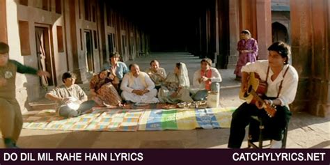 Do Dil Mil Rahe Hain Lyrics - Pardes (1997) - Kumar Sanu - Catchy Lyrics