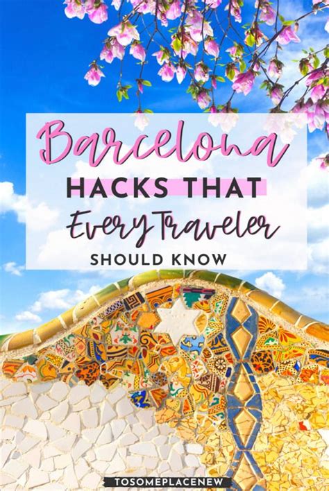 Barcelona Tips and Tricks for Tourist/travellers | Spain travel guide, Barcelona travel guide ...