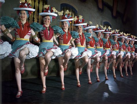 The 1949 Rockettes take the Great Stage at Radio City Music Hall. (📸 ...