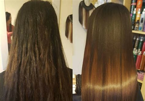 Keratin Hair Straightening Treatment