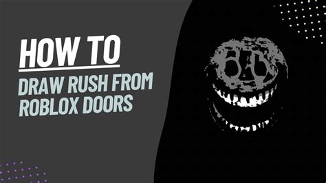 How to Draw Rush from Roblox Doors - YouTube