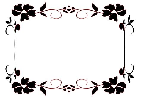 Flower borders and frames
