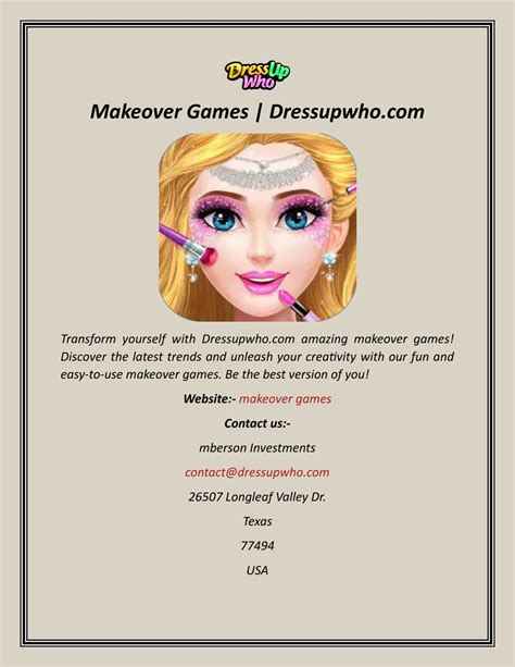 PPT - Makeover Games Dressupwho PowerPoint Presentation, free download ...