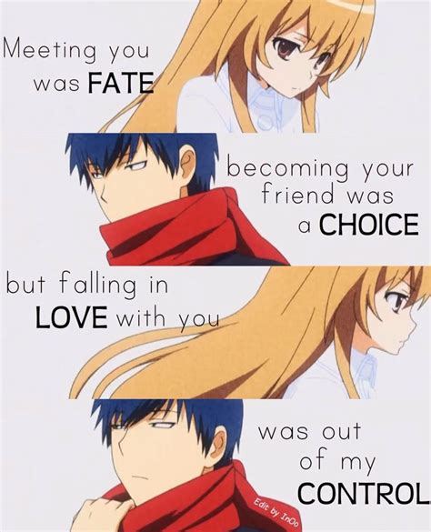 TaigaxRyuuji FTACW (AC= Anime Couple) | Anime love quotes, Anime quotes