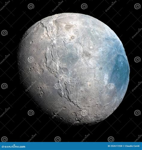 Charon the Moon of Planet Pluto. Elements of this Image Were Furnished ...