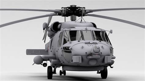 MH-60R Danish Seahawk Navy Helicopter 3D model | CGTrader