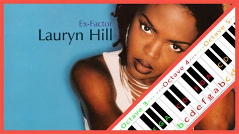 Ex-Factor by Lauryn Hill | Piano Letter Notes