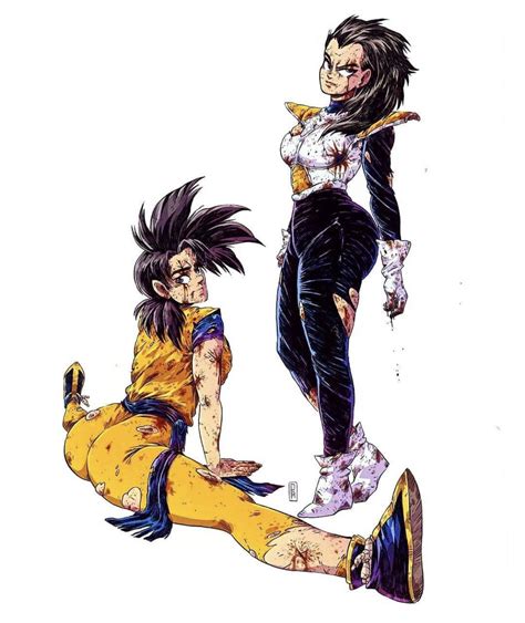 Female Vegeta Fan Art - H0dgehe