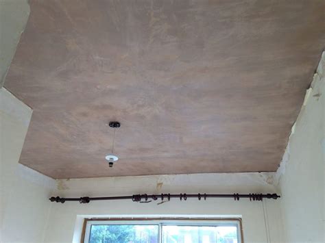 Ceiling Tiles Removed and Ceiling Re-Skimmed | MA Plastering Services