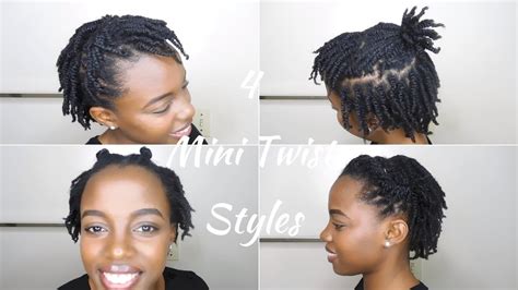 Mini Twists Natural Hair Twist Styles For Short Hair - Luanetg