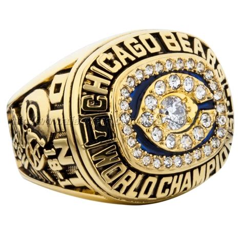 Replica 1985 Chicago Bears Super Bowl Football Championship Rings Best Fan Gift for Men Jewelry ...