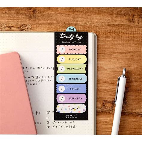 Sticky Notes Journal - Daily Colorful - Lamune Shop