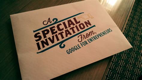 Google Special Invitation For UP Summit