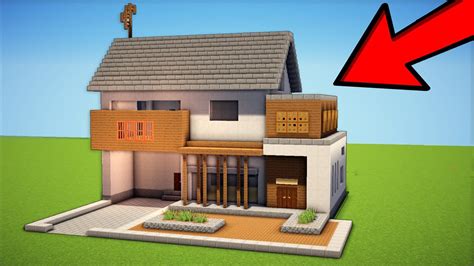 Minecraft: How to Build a Modern Suburban House - Tutorial 2017 - YouTube