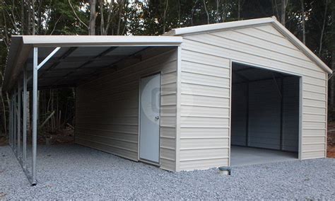 Lean-to Metal Carports & Steel Buildings - Flexible Storage Space