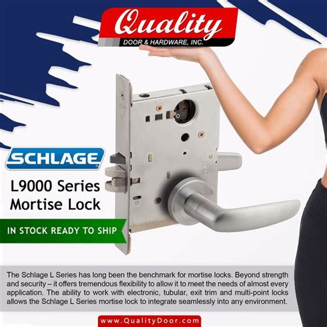 Schlage L9000 Series Mortise Locks | Mortise lock, Commercial door ...