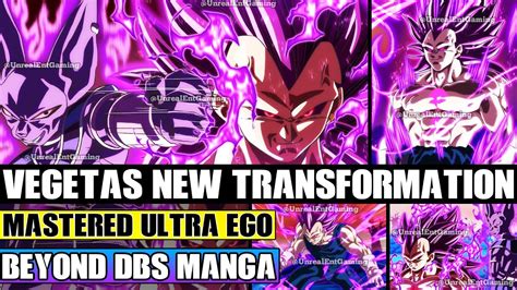 Beyond Dragon Ball Super Vegetas NEW Transformation Unleashed! Mastered Ultra Ego Vegeta Is Born ...