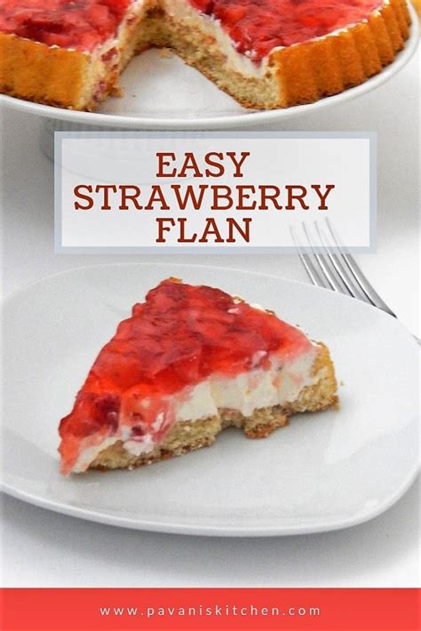 Easy Strawberry Flan Recipe | How to make Strawberry Flan