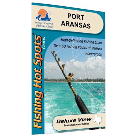 Texas Port Aransas Fishing Hot Spots Map