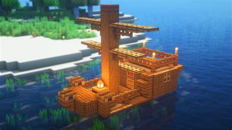 How to Make a Boat Ramp in Minecraft