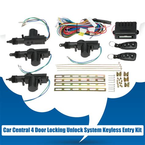 Universal Auto Remote Car Central 4 Door Lock Unlock System Keyless En – Electronic Pro