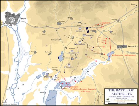 File:Battle of Austerlitz - Situation at 1400, 2 December 1805.gif ...