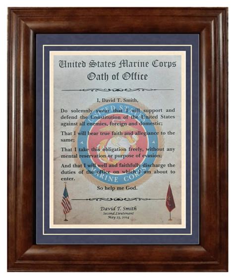 BEST U.S. Military OFFICER Oath of Office Certificate All - Etsy