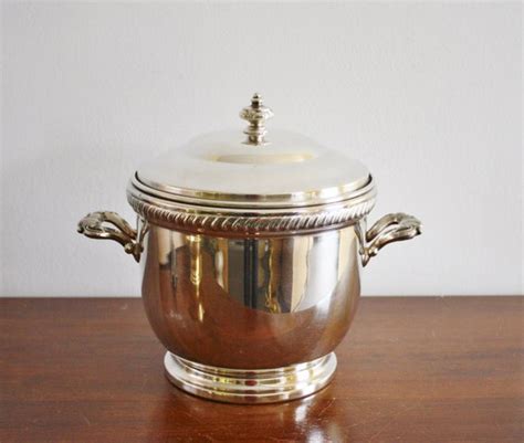 Vintage silver plated ice bucket by highstreetmarket on Etsy