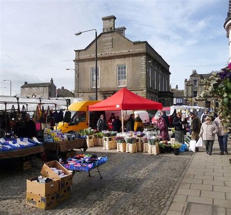 Leyburn's current day market, with our store looming in the background. | North yorkshire ...