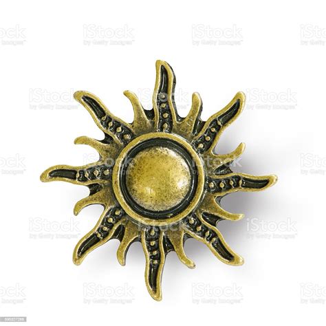 Gold Sun Rays Stock Photo - Download Image Now - Blue, Circle, Decoration - iStock