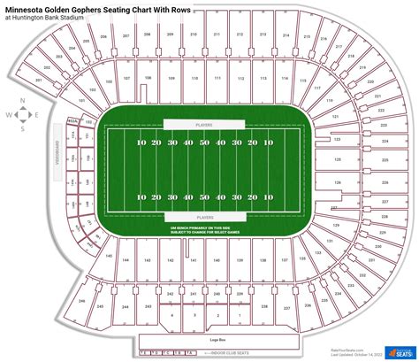 Tcf Bank Stadium Seating Chart | Cabinets Matttroy