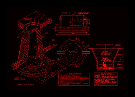 Manhole Design and Specifications in DWG | CAD library