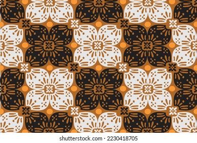 Batik Indonesian Technique Waxresist Dyeing Applied Stock Vector ...