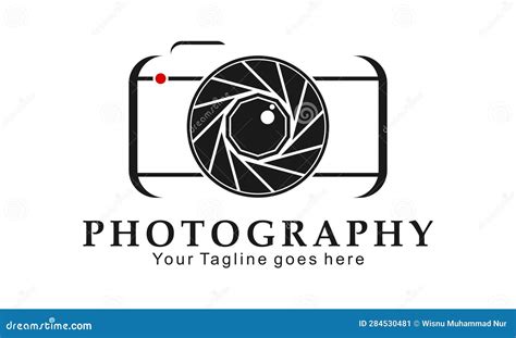 Elegant Photography Symbol Vector Logo Stock Vector - Illustration of ...