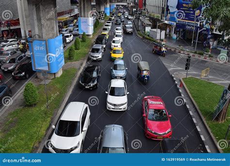 Traffic Jam at Bangkok Thailand Editorial Stock Image - Image of busy ...