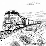 Freight Train Coloring Pages  Free & Printable sketch template