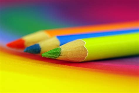 Download Close-up Colorful Colors Photography Pencil HD Wallpaper