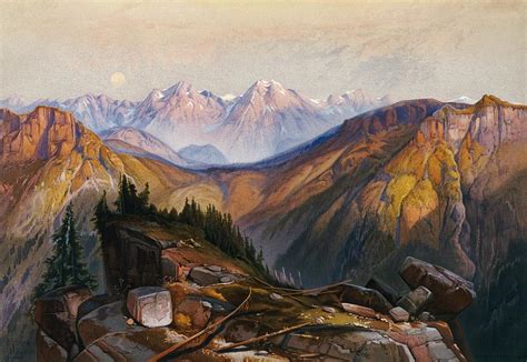 Lower Yellowstone Range Painting by Thomas Moran - Pixels