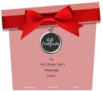 Editable Christmas Gift Certificate Template Free | 23 Designs