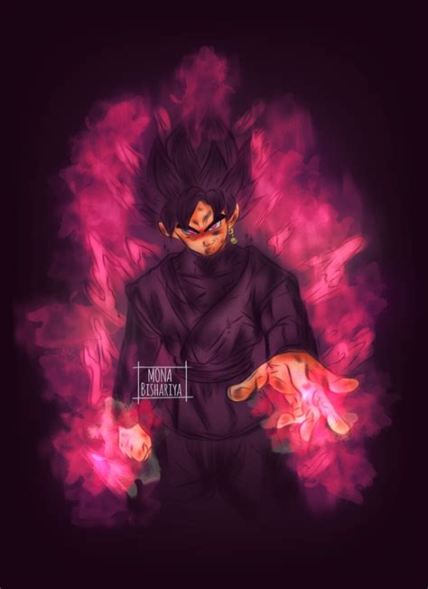 Mona bishariya - Goku Black Fanart