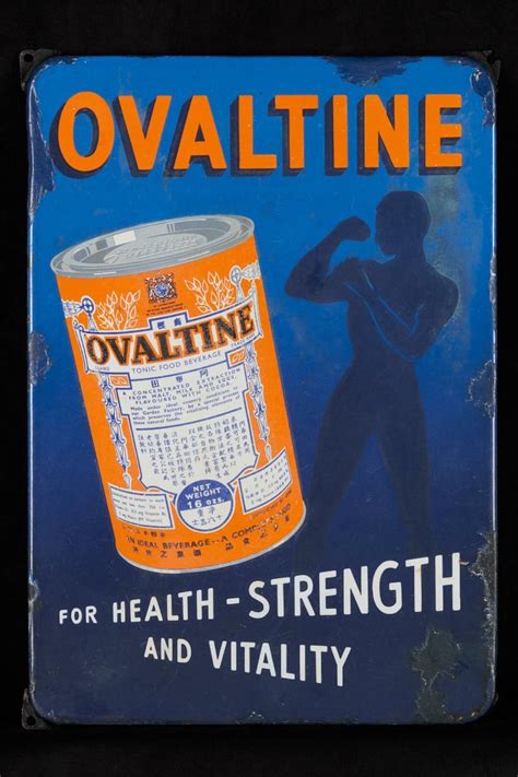 Ovaltine advertisement signboard