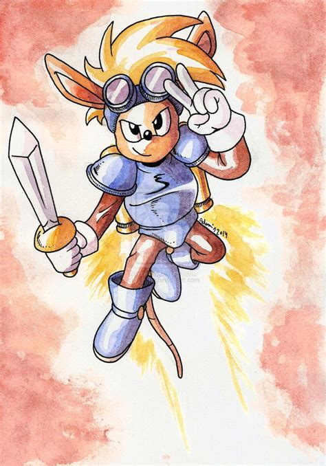 Sparkster the Rocket Knight by adamis on DeviantArt | Rocket knight, Rocket knight adventures ...