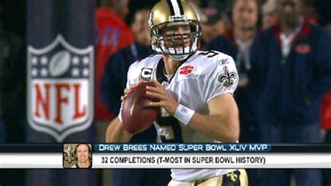 Brees MVP of Super Bowl XLIV