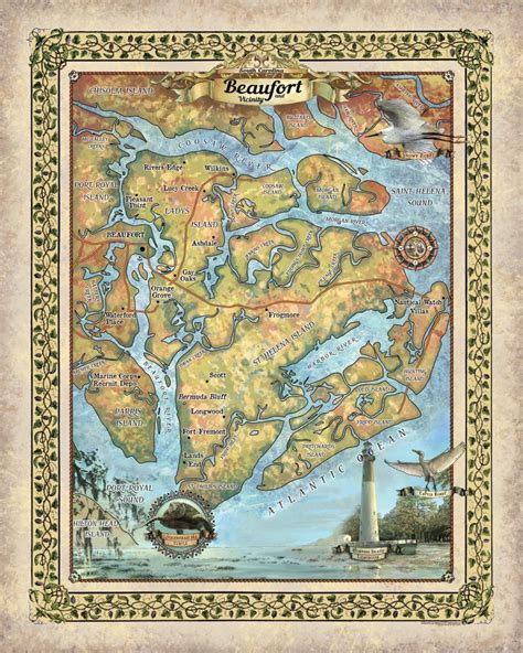 Travel Map Feature: Beaufort and the Sea Islands, South Carolina ...