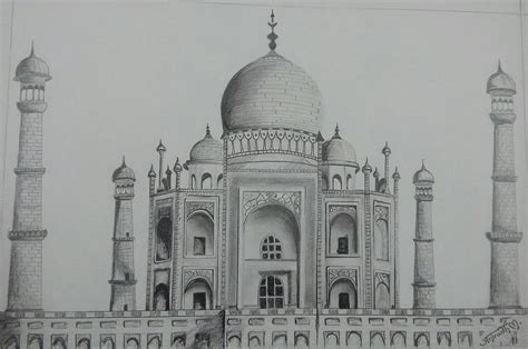 Update more than 71 taj mahal sketch painting best - seven.edu.vn