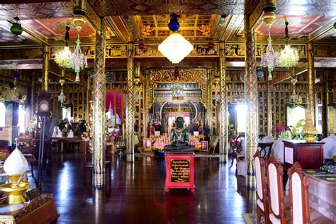 Wat Chulamanee Temple at Amphawa in Samut Songkhram, Thailand Editorial Stock Photo - Image of ...